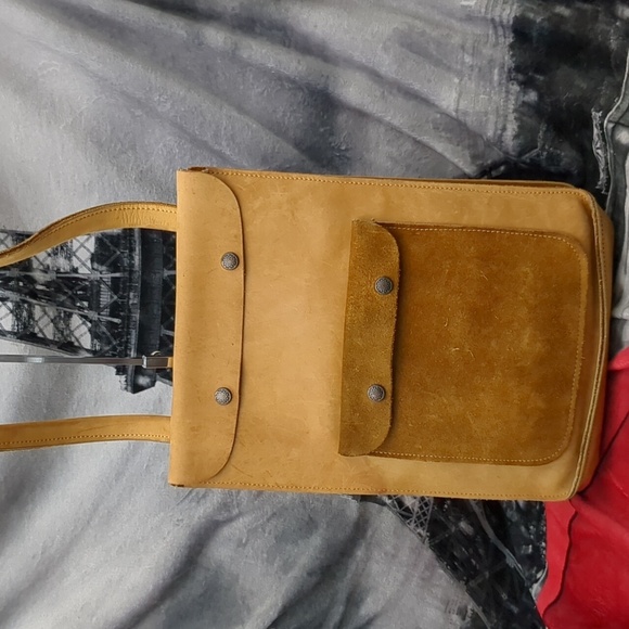 Handbags - Tanl Leather and suede bag